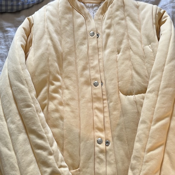 Kordal Sawyer reversible quilted coat, mellow yellow - Picture 2 of 4